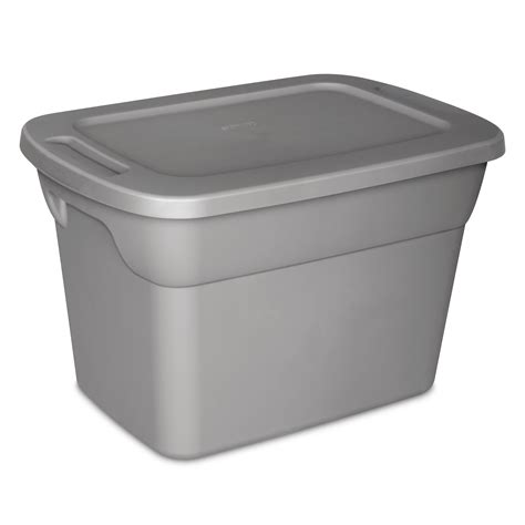 sterilite 10 gal 38l tote box steel|sterilite 10 gallon stacker tote.